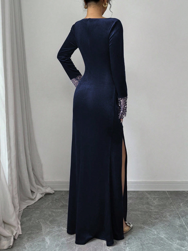 Rochie maxi SHEIN, albastru