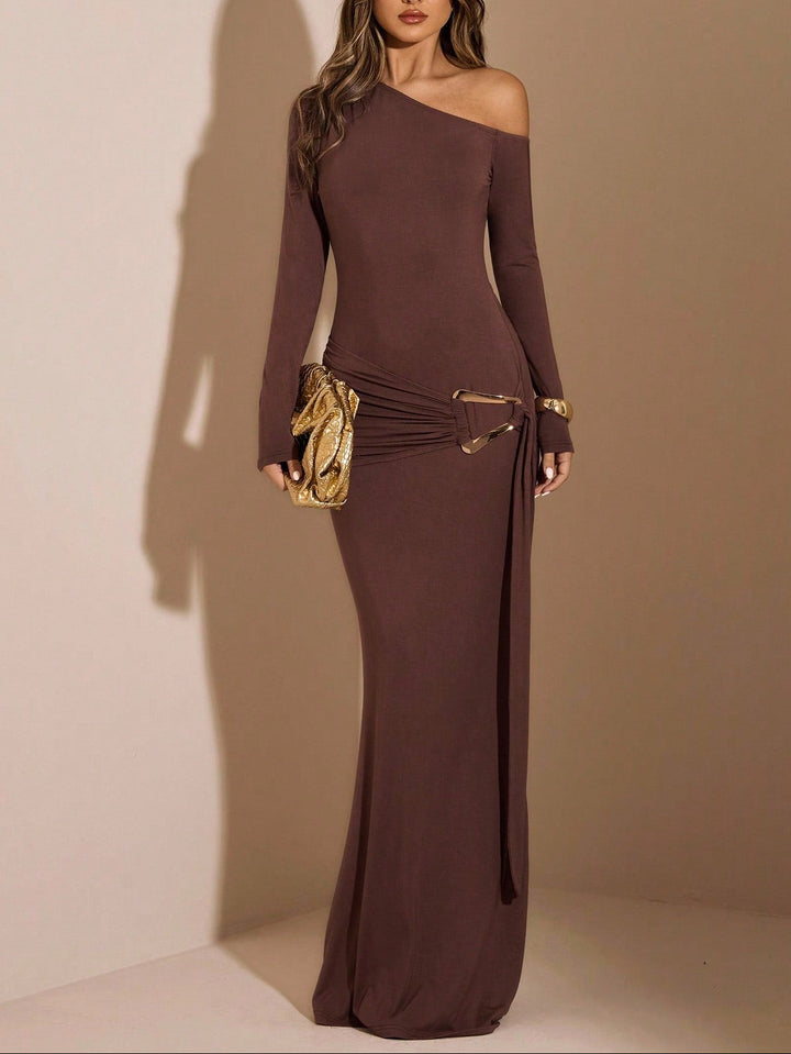SHEIN Maxi Ruha, barna