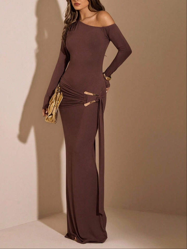 SHEIN Maxi Ruha, barna