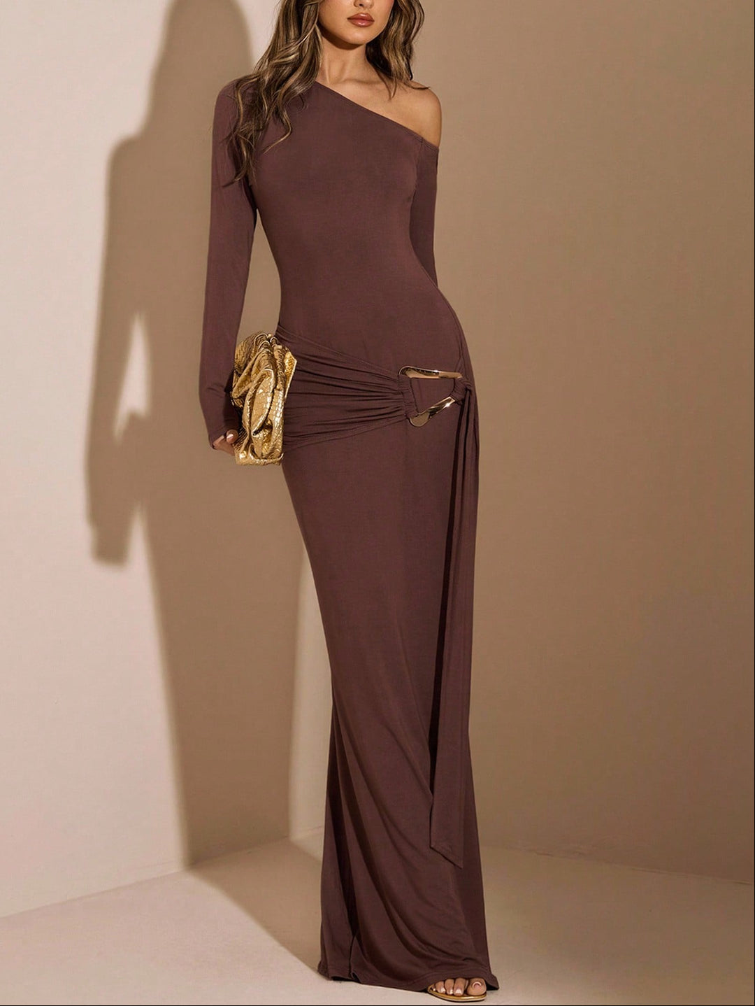 SHEIN Maxi Ruha, barna