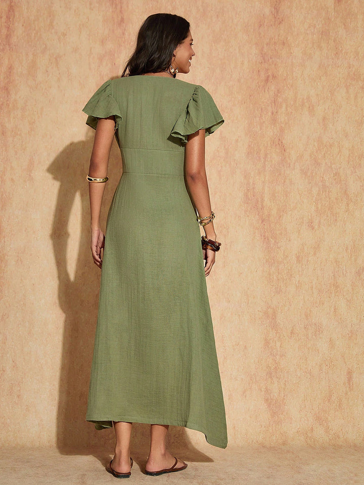 Rochie maxi SHEIN, verde