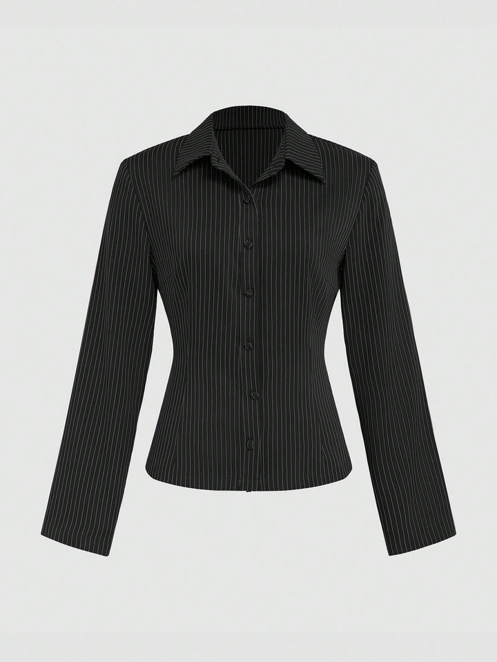 Cămașă casual SHEIN, negru