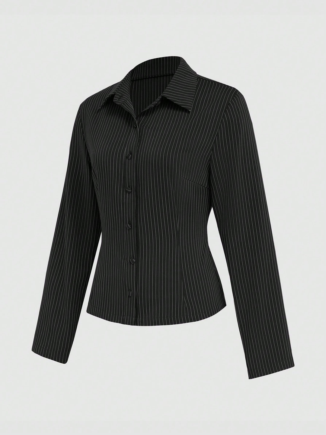 Cămașă casual SHEIN, negru