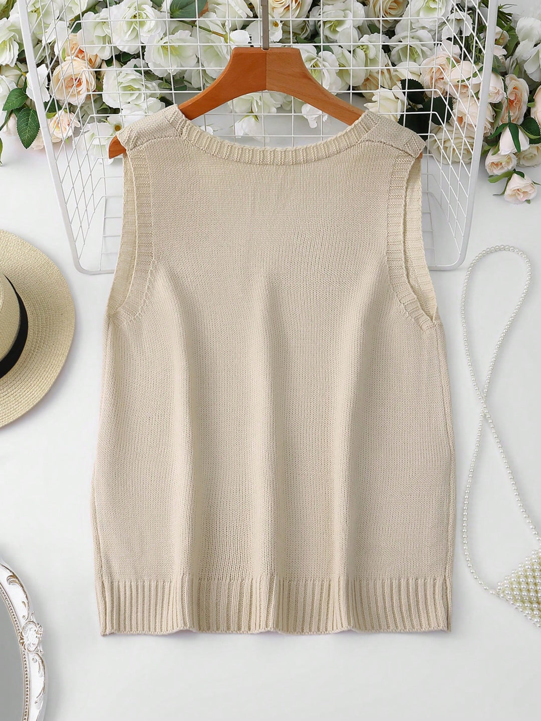 Top SHEIN, portocaliu