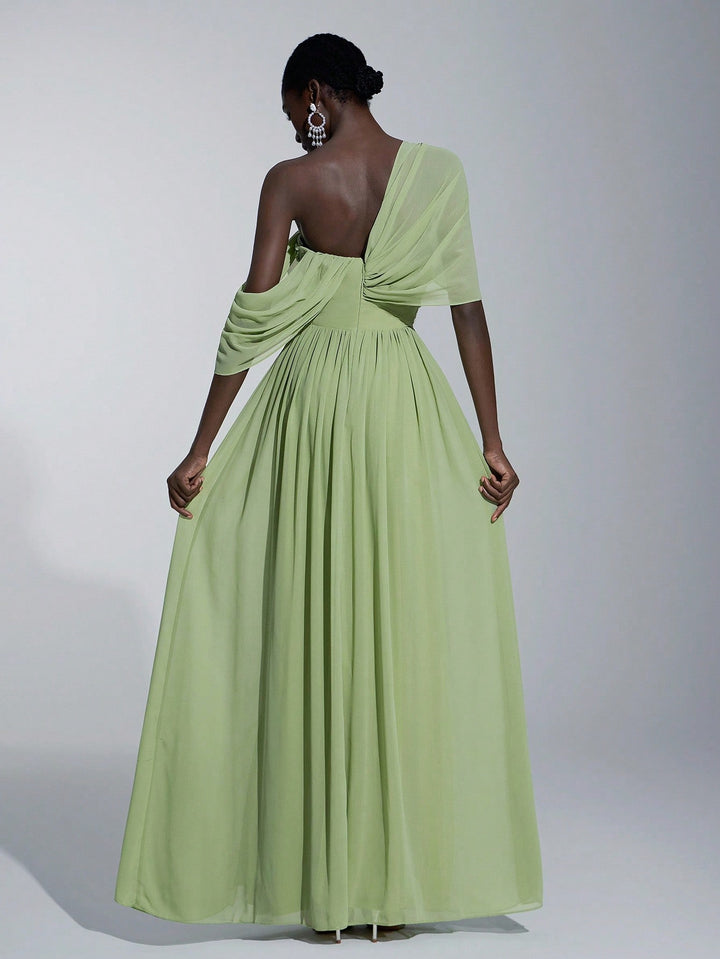 Rochie maxi SHEIN, verde
