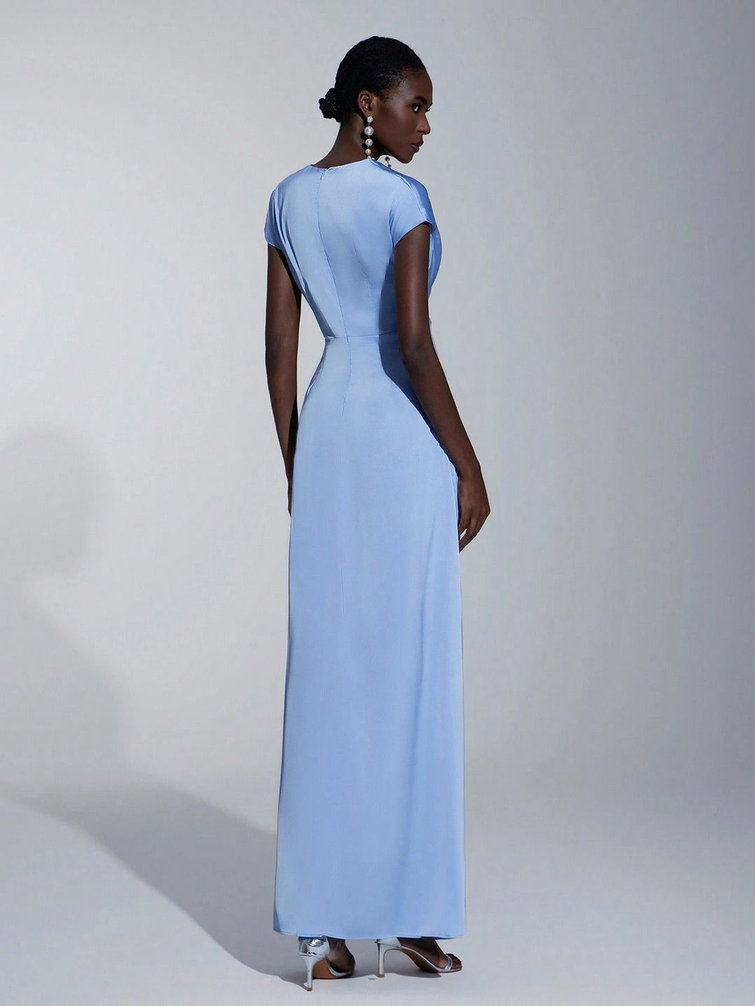 Shein maxi ruha, kék