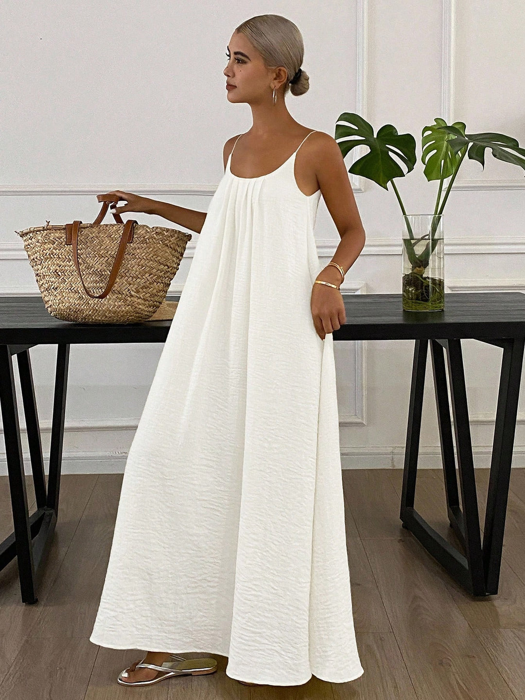 Rochie maxi SHEIN, galben