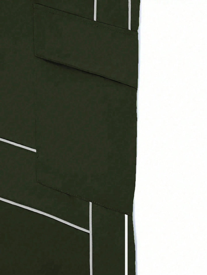 Pantaloni MANFINITY by Shein, verde