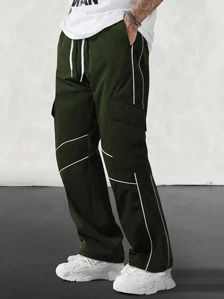 Pantaloni MANFINITY by Shein, verde