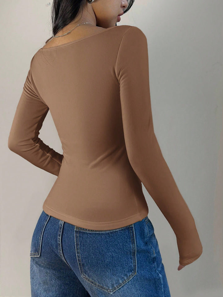 SHEIN blúz, barna