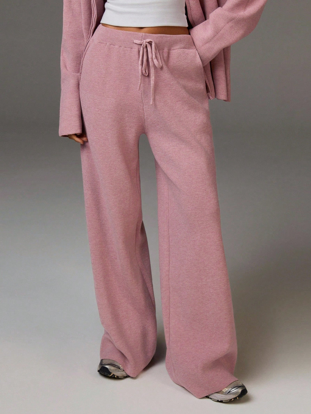 Pantaloni SHEIN, roz
