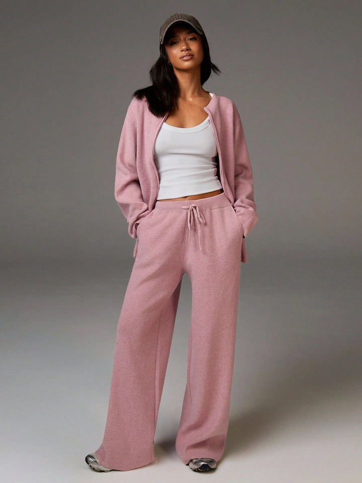 Pantaloni SHEIN, roz