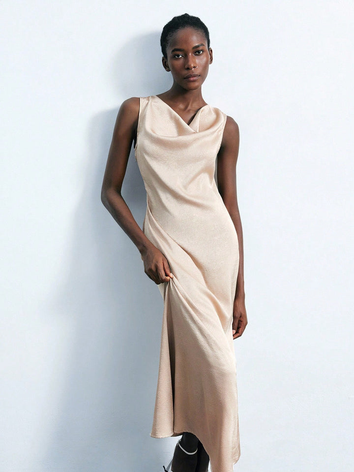 Rochie maxi SHEIN, portocaliu