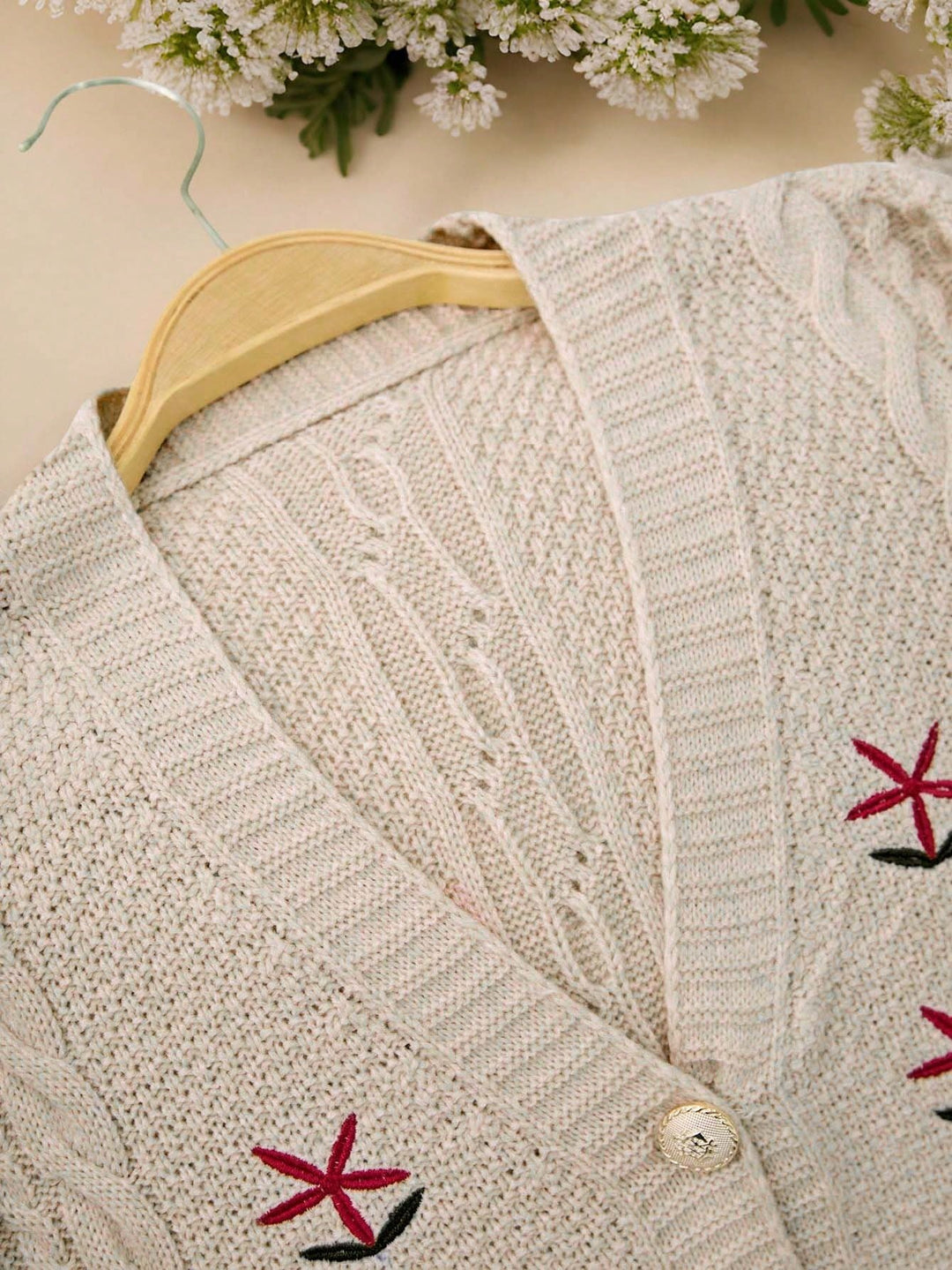 Cardigan SHEIN, bej