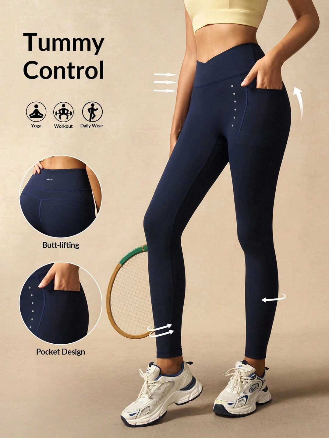 SHEIN leggings, kék