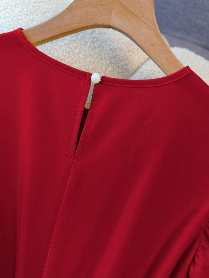 SHEIN maxi ruha, piros