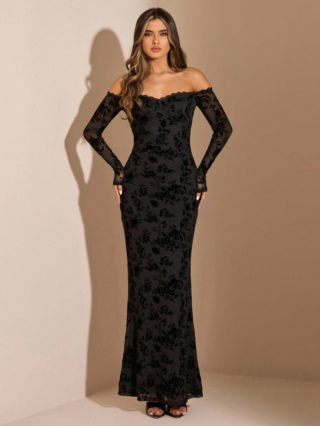 Rochie maxi SHEIN, negru