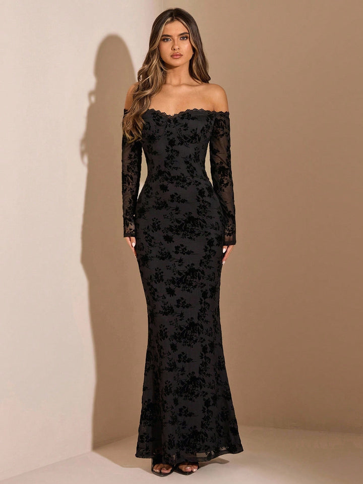 Rochie maxi SHEIN, negru