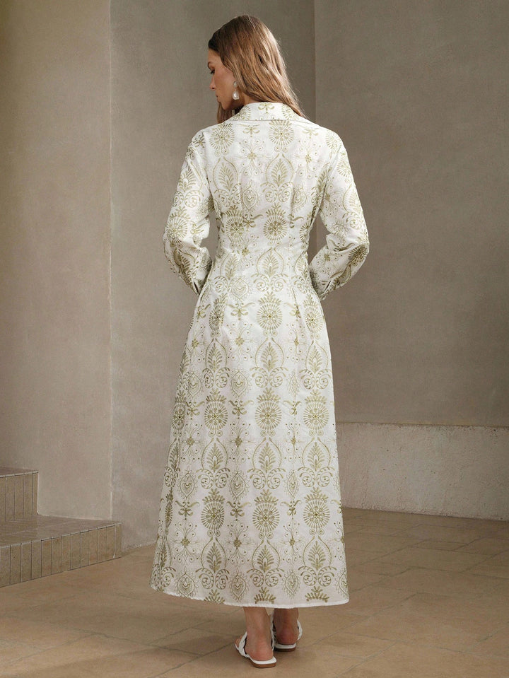 Rochie maxi SHEIN, verde