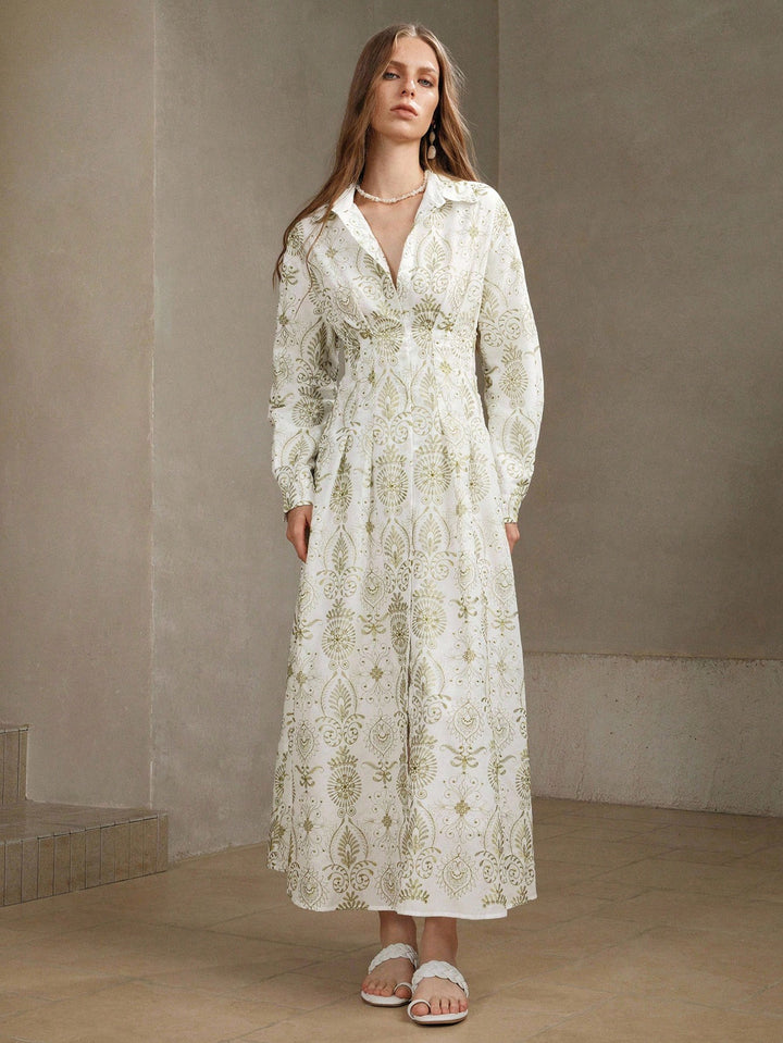 Rochie maxi SHEIN, verde