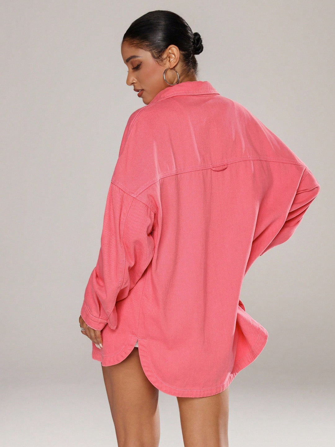 SHEIN rózsaszín farmerdzseki