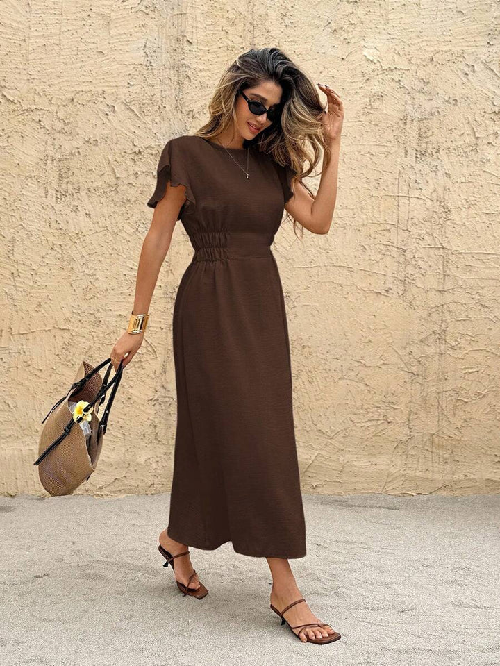 Rochie maxi SHEIN, maro