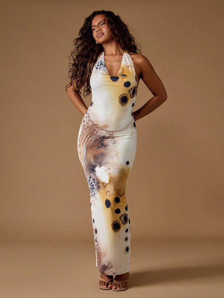 Rochie maxi SHEIN, mix culori