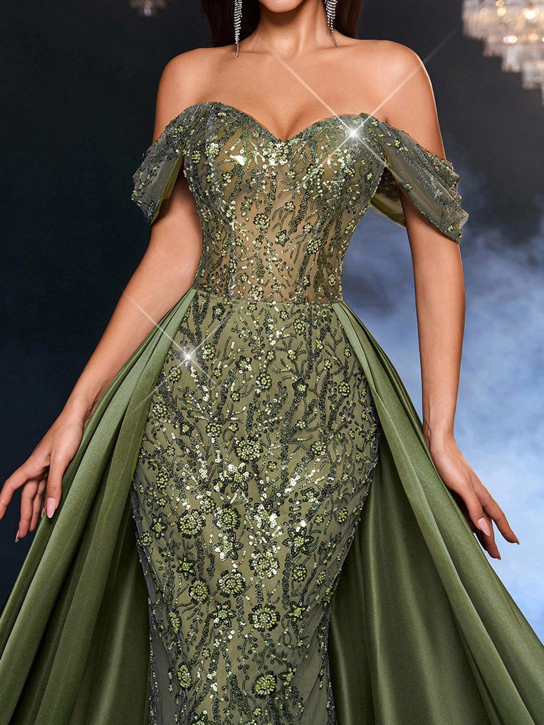 Rochie SHEIN, verde
