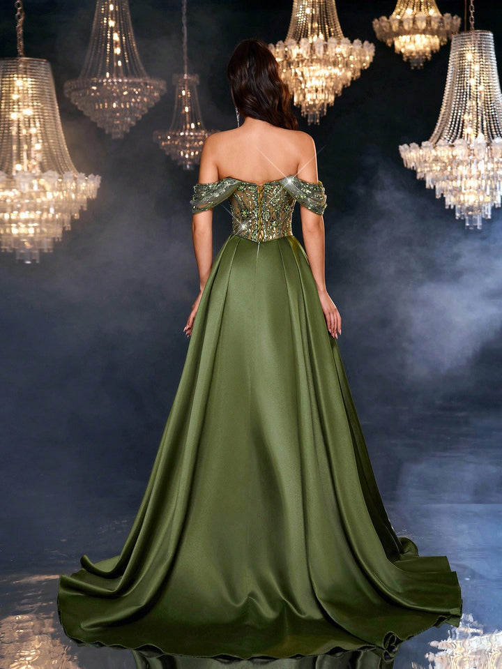 Rochie SHEIN, verde