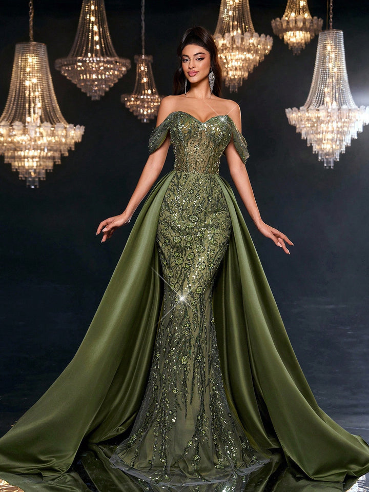 Rochie SHEIN, verde