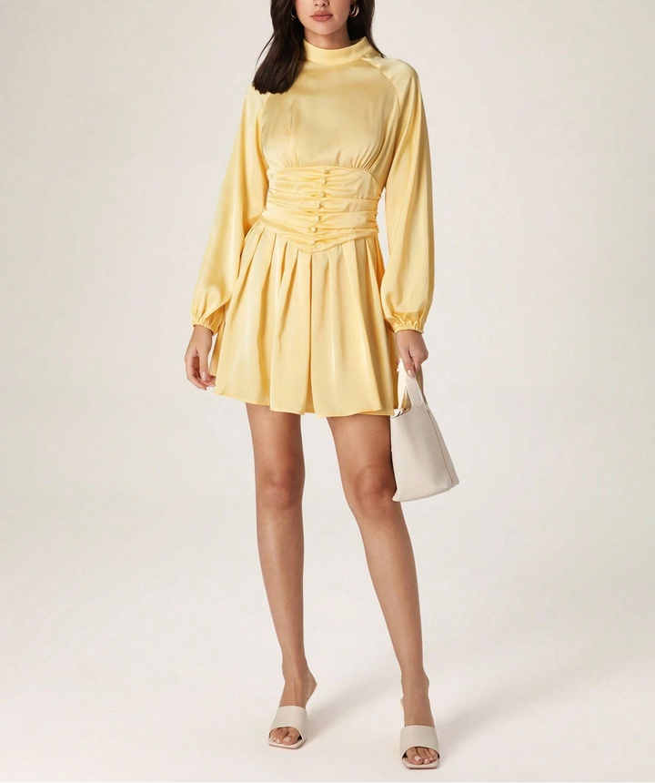 Rochie mini SHEIN, galben