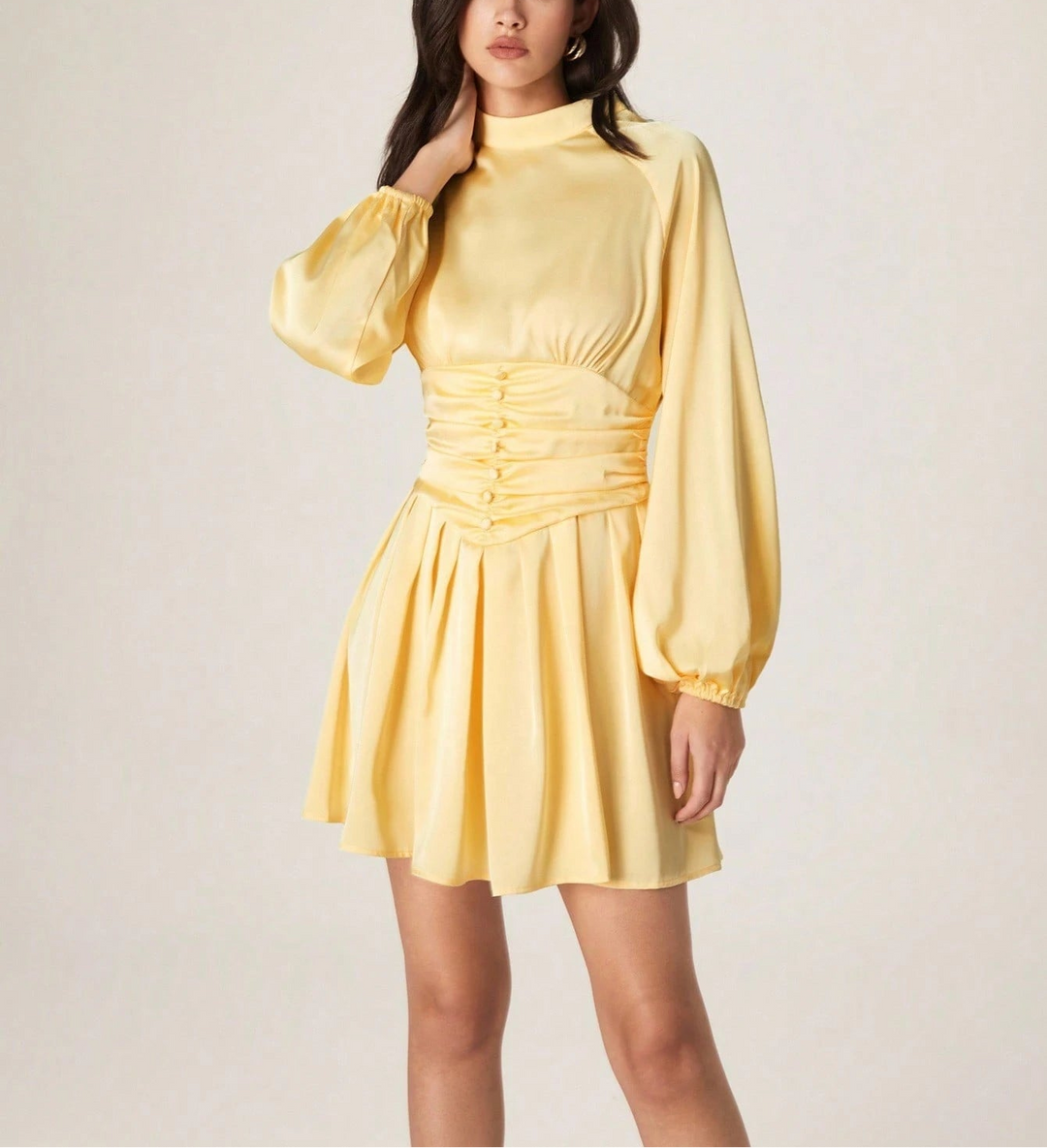 Rochie mini SHEIN, galben