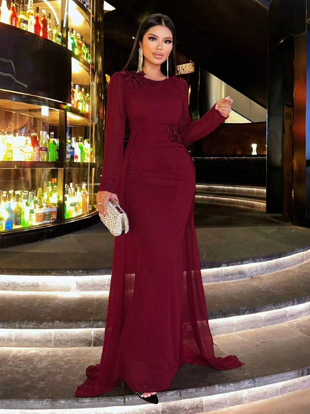 Rochie SHEIN, vișiniu