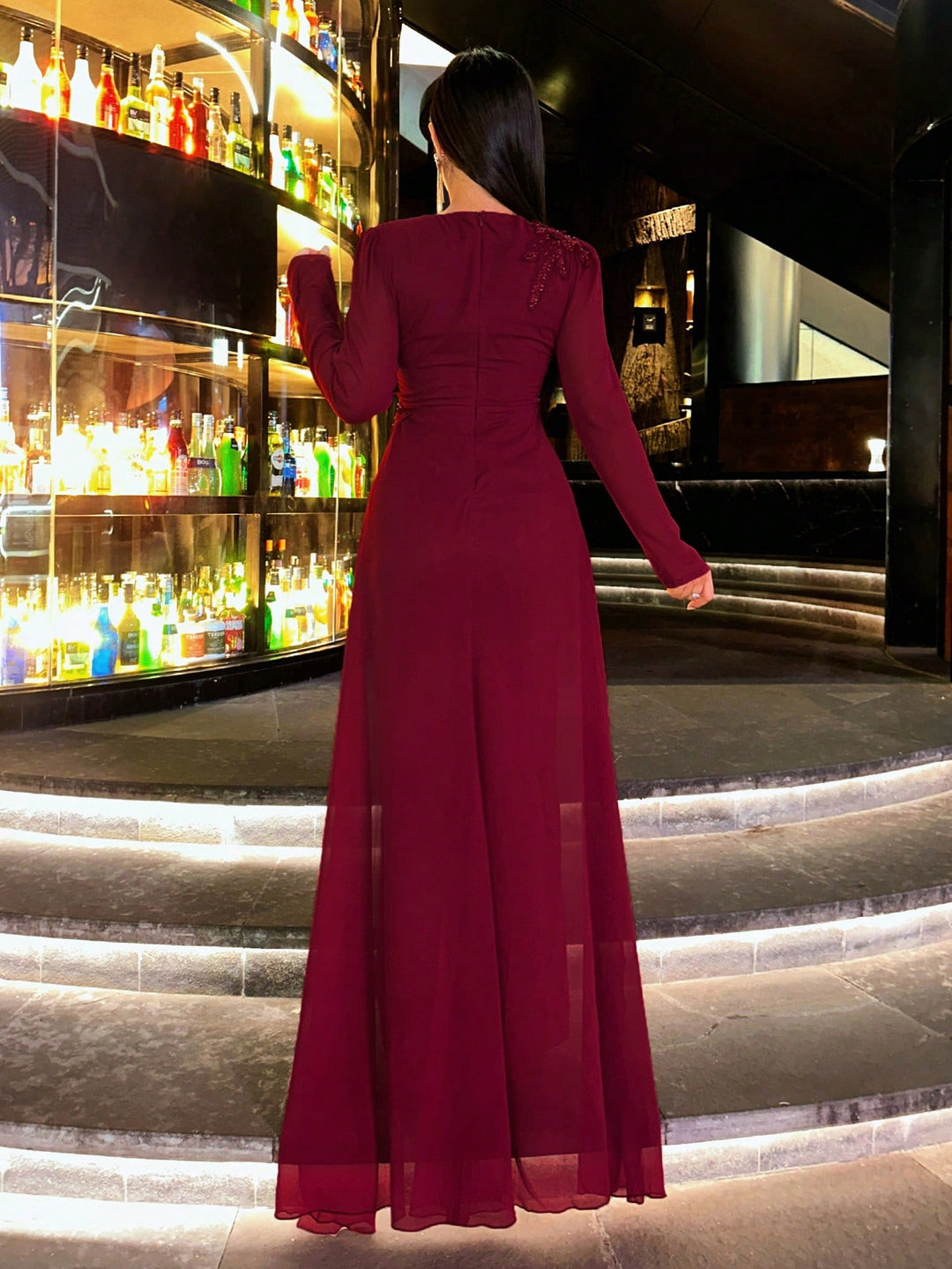 Rochie SHEIN, vișiniu