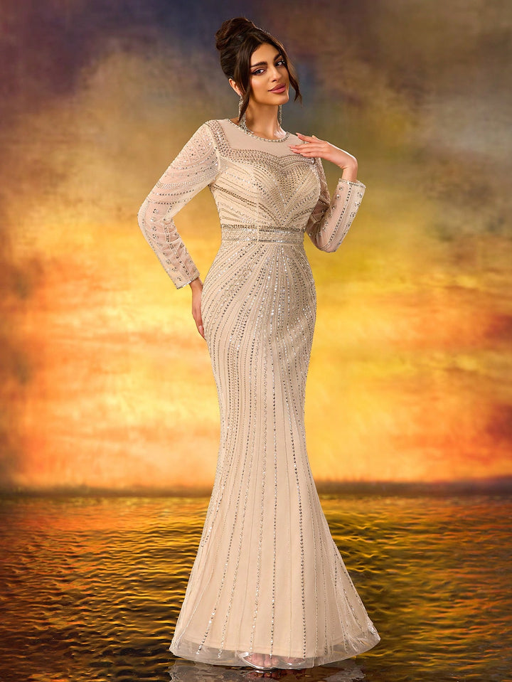 Rochie de ocazie SHEIN, auriu
