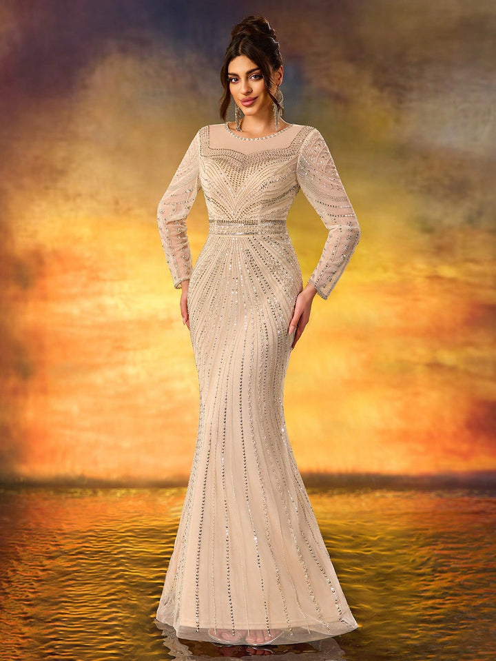 Rochie de ocazie SHEIN, auriu