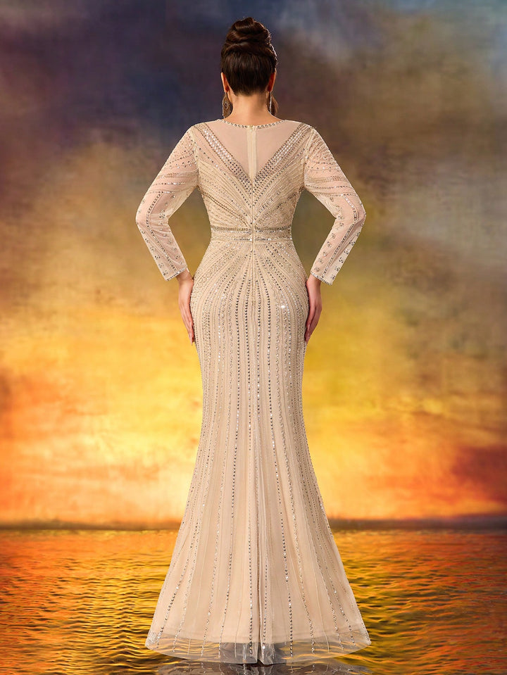 Rochie de ocazie SHEIN, auriu