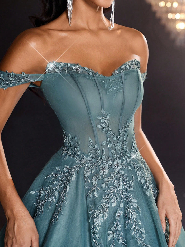 Rochie de ocazie SHEIN, albastru