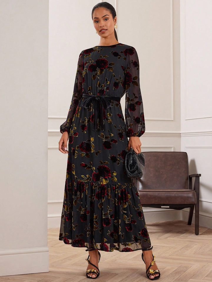 Rochie maxi SHEIN, mix culori