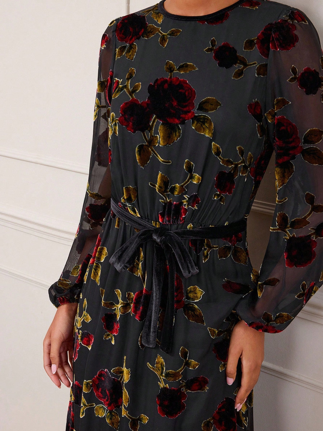 Rochie maxi SHEIN, mix culori