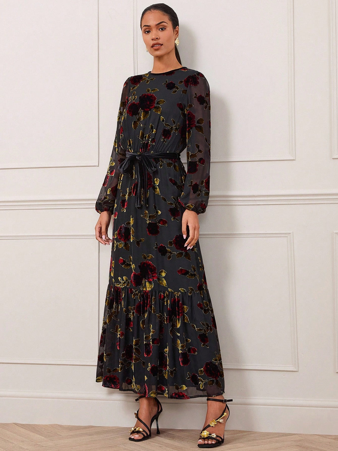 Rochie maxi SHEIN, mix culori