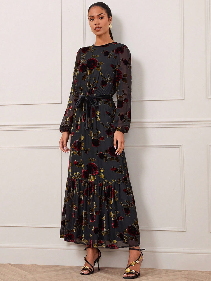 Rochie maxi SHEIN, mix culori