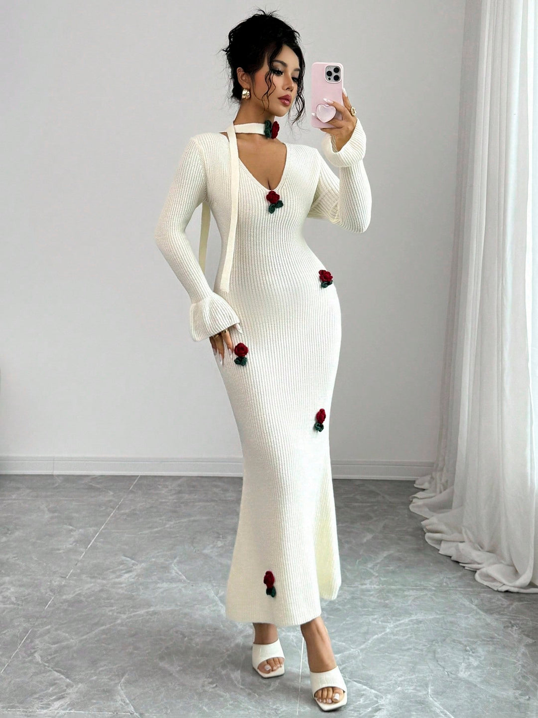 Rochie SHEIN, portocaliu