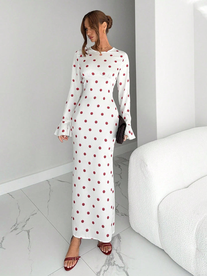 Rochie maxi SHEIN, alb