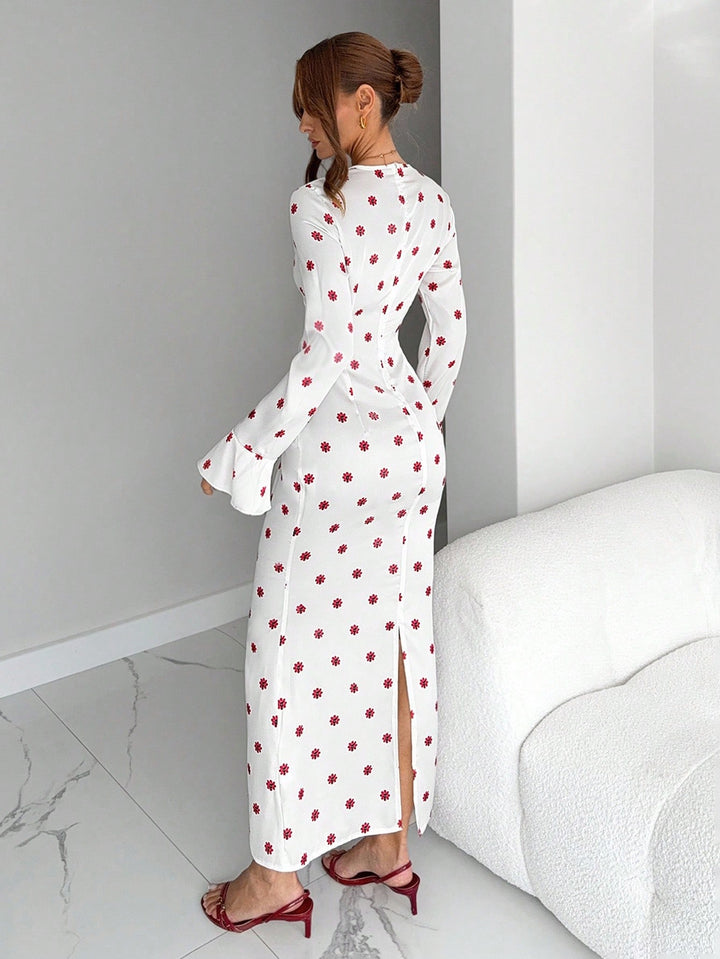Rochie maxi SHEIN, alb