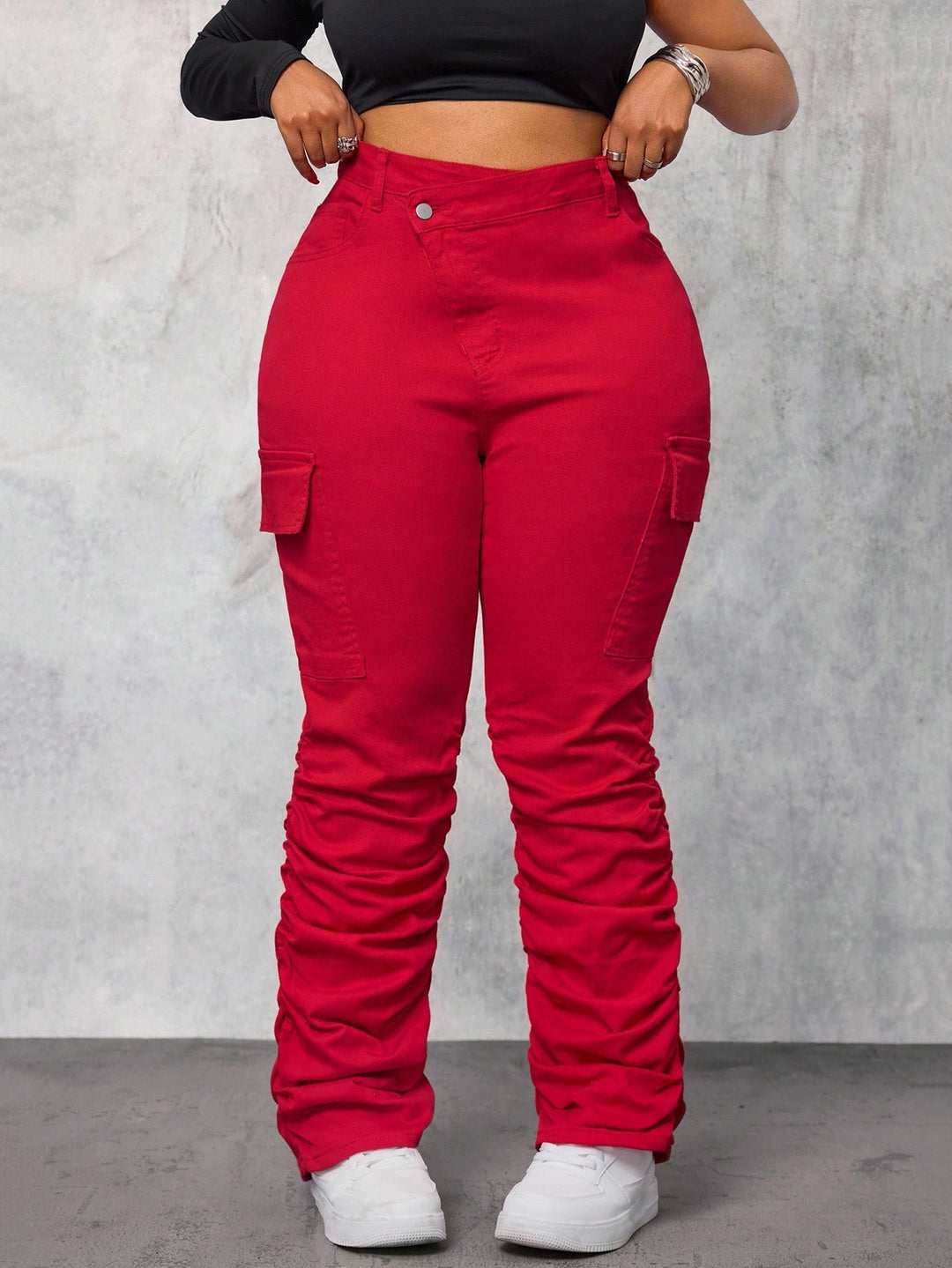 Jeans SHEIN, roșu