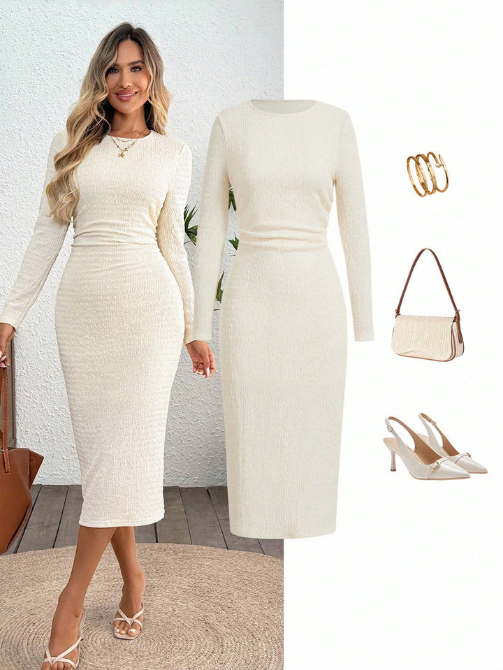 Rochie maxi SHEIN, portocaliu