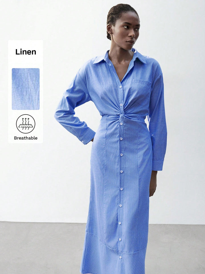 Rochie maxi SHEIN, albastru