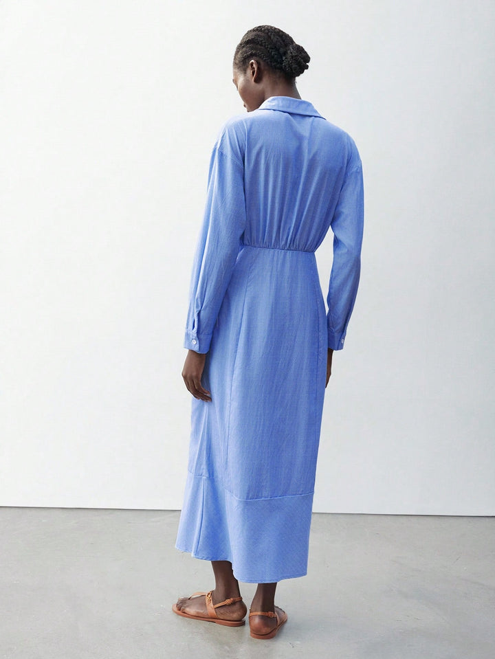 Rochie maxi SHEIN, albastru