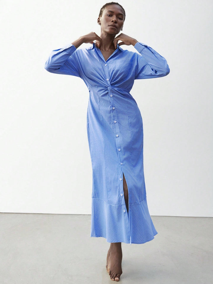 Rochie maxi SHEIN, albastru